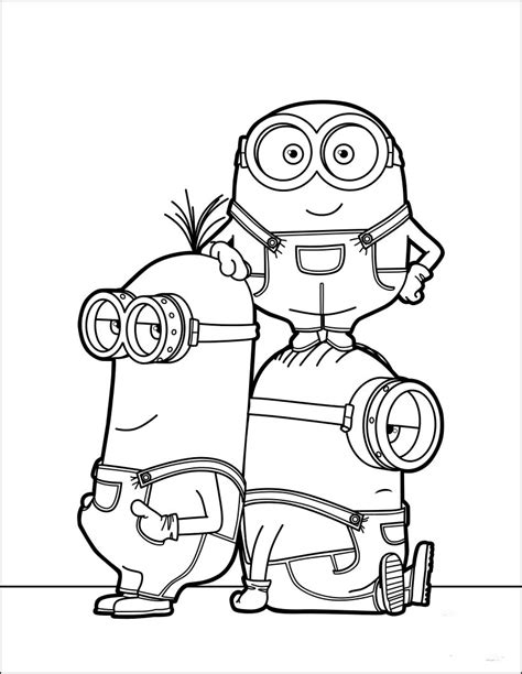 Minion Captain America Coloring Page Free Coloring Pages Online