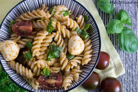 Pesto Nudelsalat Rezept MakeItSweet De