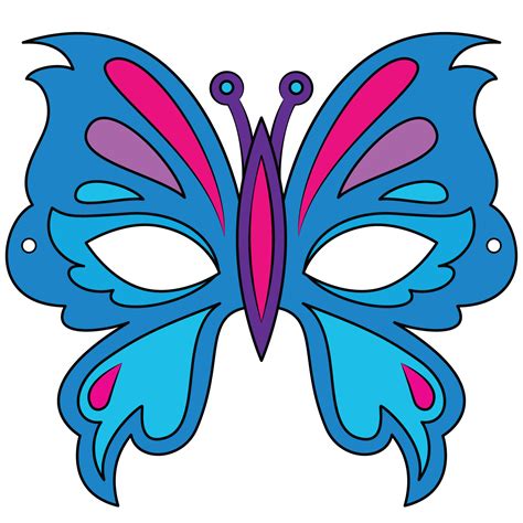 Butterfly Mask Template Free Printable Papercraft Templates
