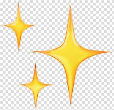 Sparkling Emoji Iphone Sticker Star Flowers Transparent Background