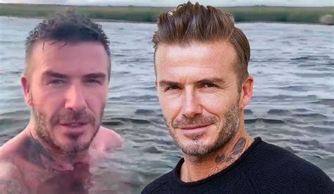 Fans Are Loving It As David Beckham Shows Off New Tattoos During A Cold