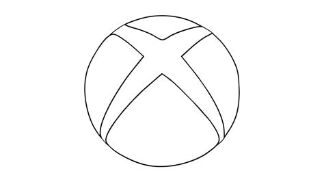 How To Draw The Xbox Logo Symbol Emblem
