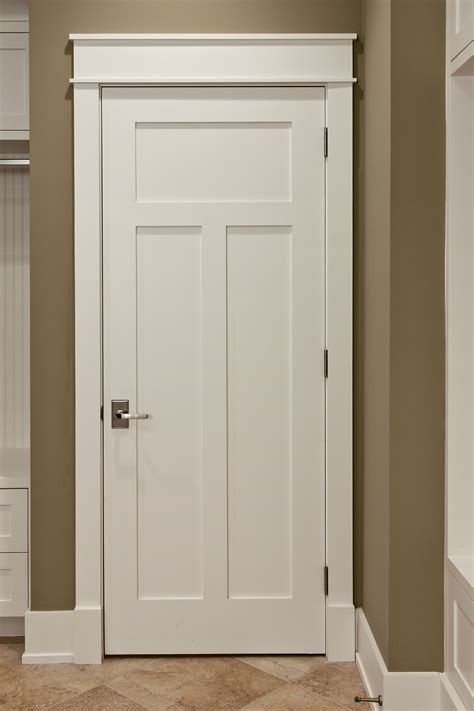 Classic Interior Door Craftsman Style Custom Interior Paint Grade