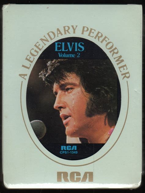 elvis presley a legendary performer vol 2 1973 rca sealed a18c 8 track tape