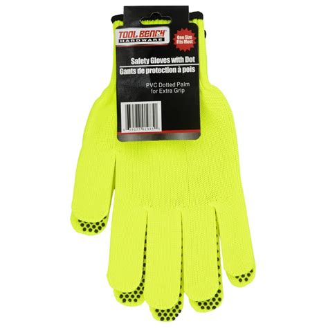 Get the best deals on mens knit gloves and save up to 70% off at poshmark now! Tool Bench Hardware Safety Gloves with Dots | Tool bench ...
