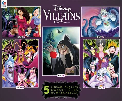 The puzzle arrived as ordered. PRINCESSES - DISNEY VILLAINS (5 JIGSAW PUZZLE , 2 X300, 2 ...
