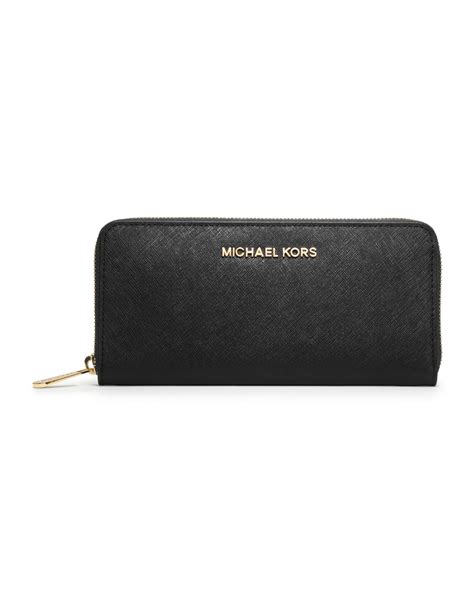 ( 52) michael kors the michael clear signature large north south tote bag. Michael Michael Kors Jet Set Continental Saffiano Wallet ...