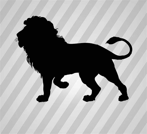 Baby Lion Silhouette Svg Free Craft Svg Files For Personal Use Images