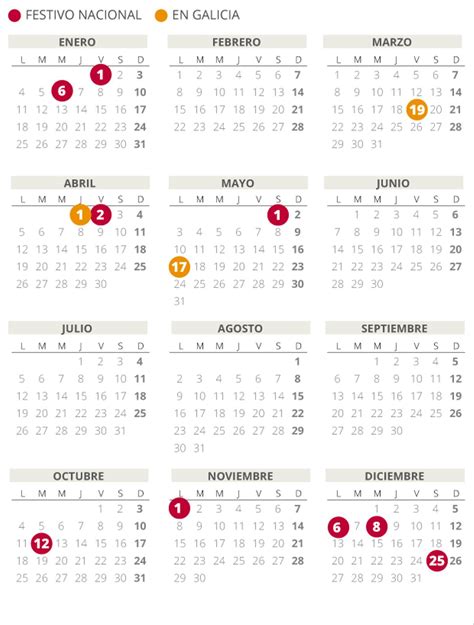 El calendario laboral de 2021 recoge 14 días festivos, como es habitual. CALENDARIO laboral GALICIA 2021 (con todos los FESTIVOS)