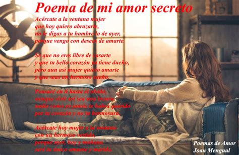 Poema De Mi Amor Secreto Poemas De Amor