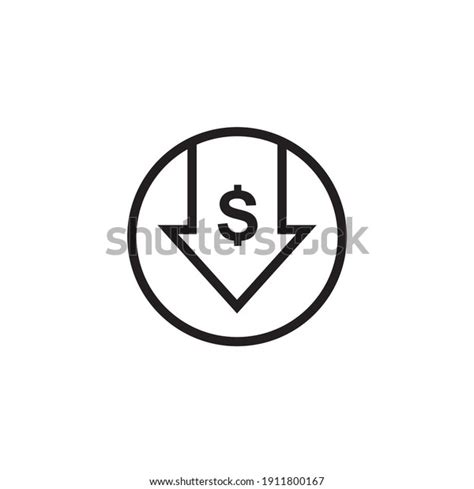 Low Cost Icon Symbol Sign Vector Stock Vector Royalty Free 1911800167