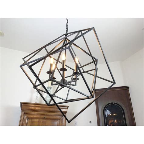 17 Stories Fredrico 6 Light Dimmable Geometric Chandelier And Reviews