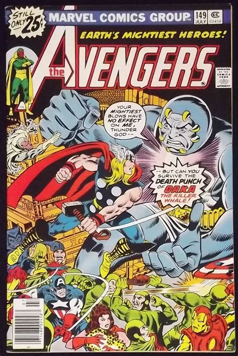 Avengers 149 Vf George Perez Art Silver Age Comics