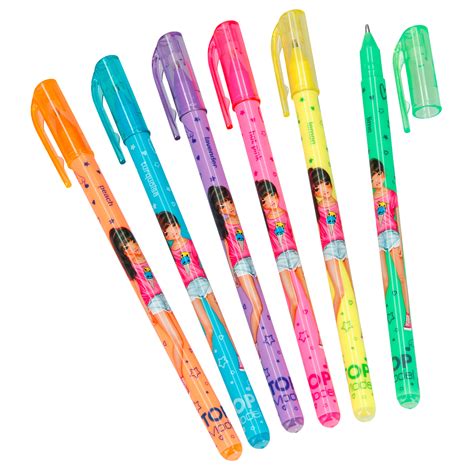 Top Model Neon Gel Pen Set 6 Colours Pandemonium