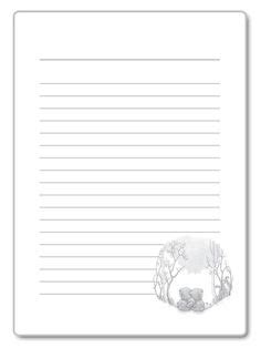 Liniertes papier weiß vorlage from briefpapier category. Vorlage Liniert Briefpaper : Osterbriefpapier zum ...
