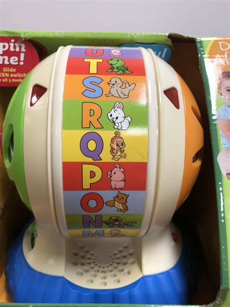 Leapfrog Spin And Sing Alphabet Zoo Discovery Ball Wheel Baby Toy 2006