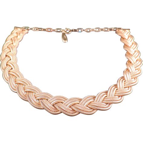 Maybe you would like to learn more about one of these? Braided Christian Dior Choker Necklace from twosisters75 ...