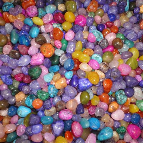 Colored Pebbles Brightly Colored Small Smooth Pebbles Texture