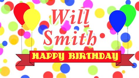 Happy Birthday Will Smith Song Youtube