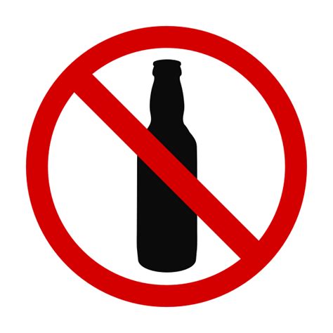 Dont Drink Alcohol Vector Image Free Svg