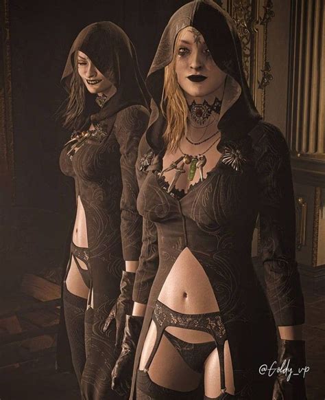 Bela And Cassandra Dimitrescu In 2021 Resident Evil Girl Resident Evil