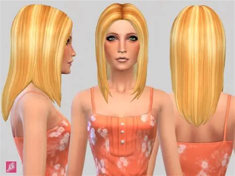 Alexandra Simblr Summer Blonde Hair Recolors Sims 4 Hairs