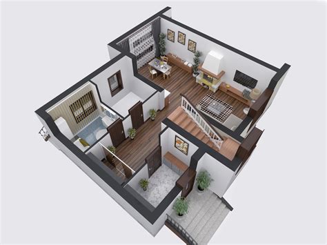 3d Visualization Of Apartment On Behance