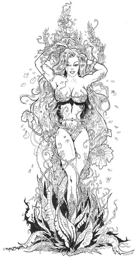 Maybe you would like to learn more about one of these? Poison Ivy | Coloring books, Detailed coloring pages ...