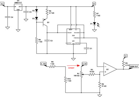 Pwm To Voltage Converter Schematic