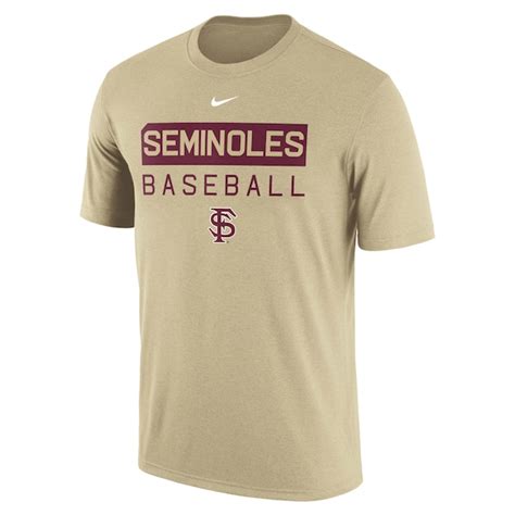 Mens Nike Gold Florida State Seminoles 2017 Baseball Team Issue Legend