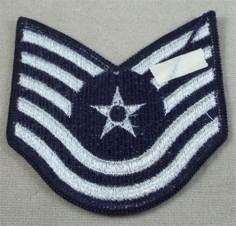 Us Air Force Technical Sergeant Vintage Large Sleeve Rank Insignia 4