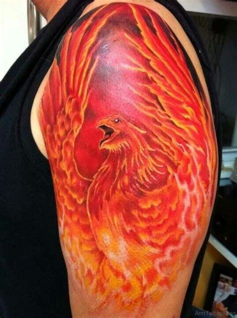 50 Brilliant Phoenix Tattoos For Arm