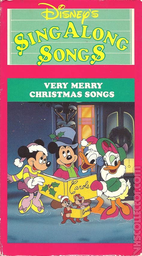 Disney Sing Along Songs Very Merry Christmas Songs Vhs