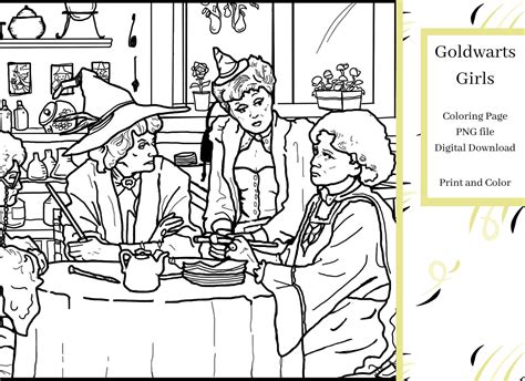 Golden Girls Coloring Pages