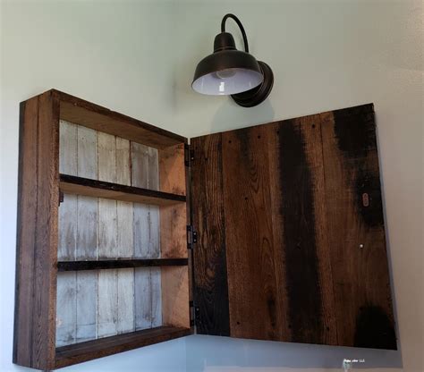 1/4 x 4' x 8' oak (or other hardwood) plywood: how to make a farmhouse medicine cabinet: diy project