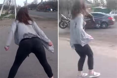 Twerking Woman Causes Major Road Accident