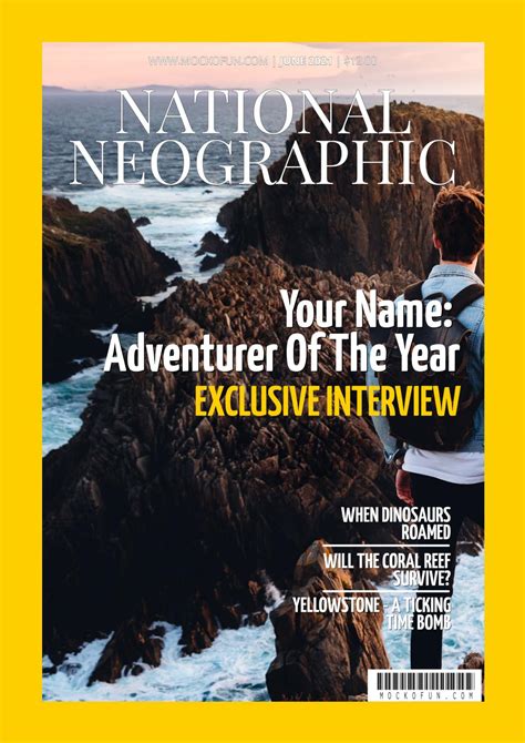 National Geographic Editable Cover Template By Nicknamegenerator Issuu