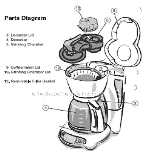 Mr Coffee Gbx23 Parts List And Diagram