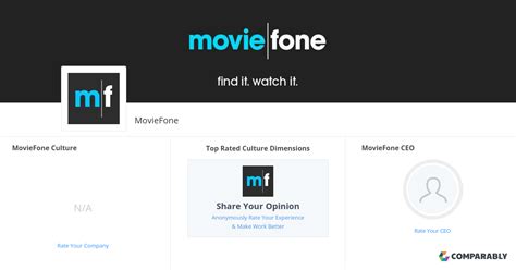 Moviefone Culture Comparably