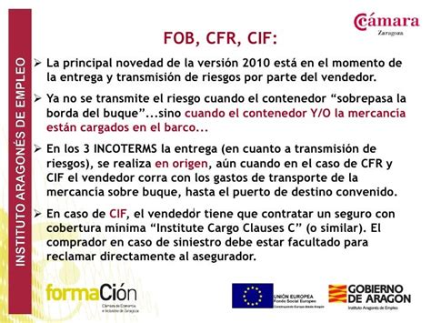 Incoterms 2000 Vs Incoterms 2010 Principales Cambios