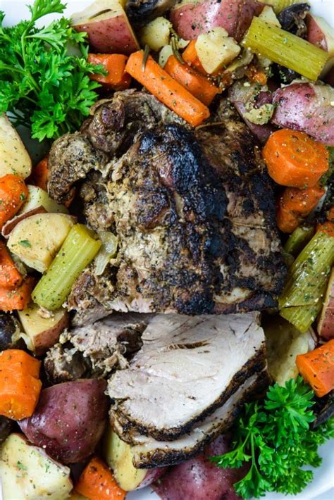 Pat the beef roast as dry as you can with a paper towel. Instant Pot Pork Roast with Vegetables & Gravy | Mom's Dinner