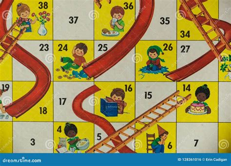 1980s Board Games Chutes And Ladders Editorial Image Cartoondealer