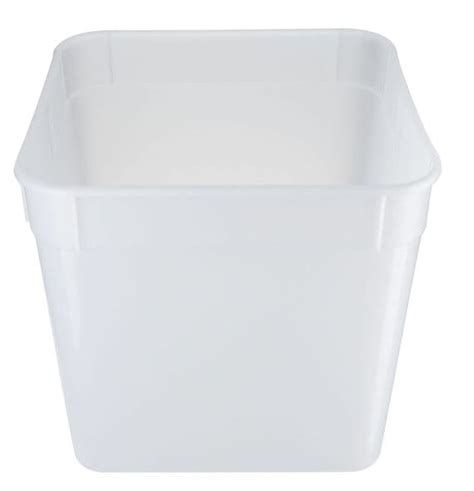 10 Litre Natural Square Container