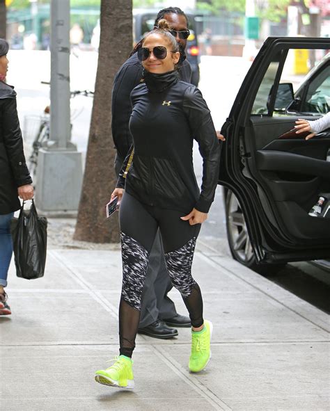 Jennifer Lopez In Workout Gear Heads To The Gym In New York 05112017