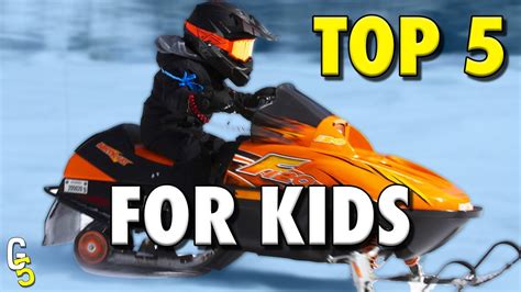 These Are The 5 Best Snowmobiles For Kids Youtube