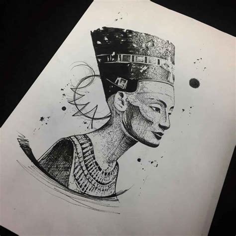 Queen nefertiti incorporates feminine power and progress. Queen Nefertiti Tattoo | Best Tattoo Ideas Gallery