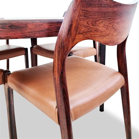 Moller Model 71 Chairs In Rosewood Decade Five Furniture Co