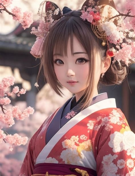 Premium Photo Beautiful Japanese Manga Anime Girl