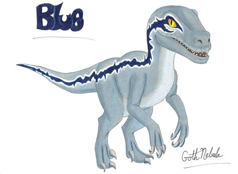 Blue Velociraptor Clip Art Jurassic World