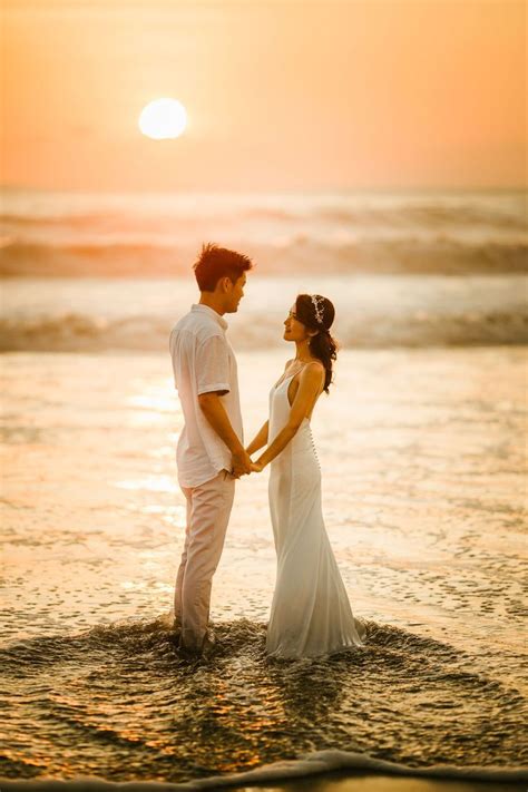 Singapore best wedding photography services for your special moment. Sunset beach Bali Prewedding by Bali Pixtura - Bali wedding photography & bali prewedding pho ...
